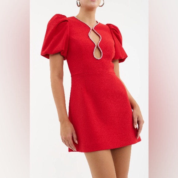 Rebecca Vallance Dresses & Skirts - NWOT REBECCA VALENCE Karina Puff Sleeve Mini Dress